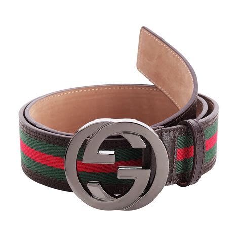 gucci mens belt green red|Gucci belt reversible men.